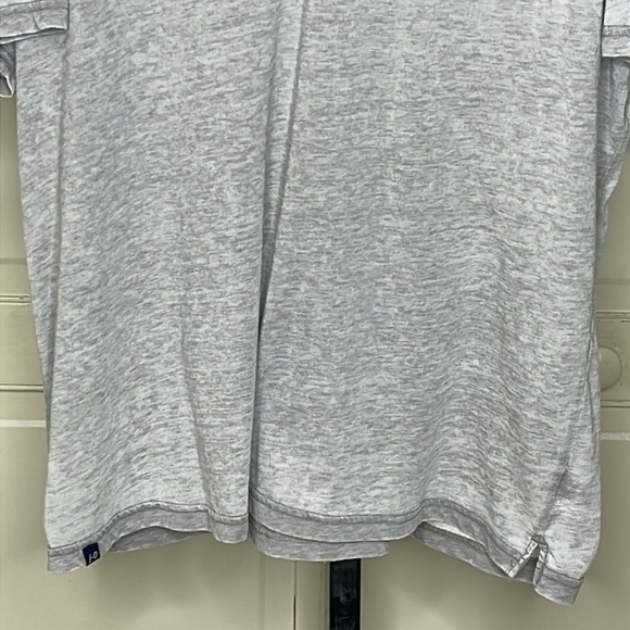 Johnnie-O Hangin’Out Men’s Heather Grey Pullover Polo Shirt Dallas Cowboys Sz XL - Picture 3 of 9